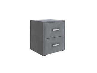 Тумба Орматек Dream (Ткань: Велюр Sohu Сталь) 41x39