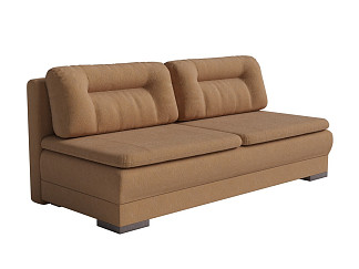 Орматек Диван-кровать Easy Home Base Middle (Ткань: Велюр Soft 731 Миндальный) 150x200