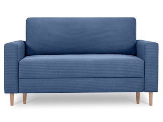 Диван прямой Инес Vertical Blue