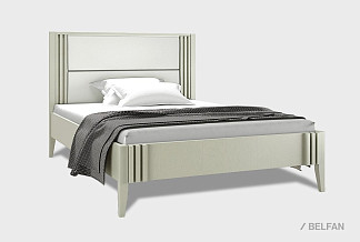 Кровать "Чикаго"; без основания, без матраса; (1400x2000); агат; Avelina 9534