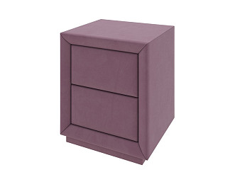 Тумба Verda Modern (Ткань: Микровелюр Manhattan Ягодный пломбир) 50x43