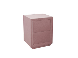 Тумба Verda Modern (Ткань: Флок Велсофт Винтажный розовый) 50x43