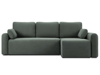 Диван угловой Кирмас-2 Велюр Зеленый