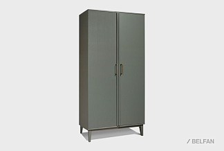 Шкаф 2-х дверный "Чикаго"; платина