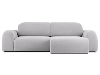 Диван угловой Лилт Bucle Silver