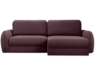Диван угловой Биани-1 Velvet Wine