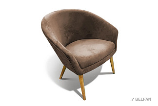 "Тиана" кресло; нераскл.; 12; дуб лак; Tiffany 29 (гр. 1/МТХ)