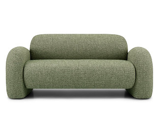 Кушетка Данго Рогожка Оливковый