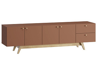 ТВ-тумба Имин 1-180x51 Терракотовый