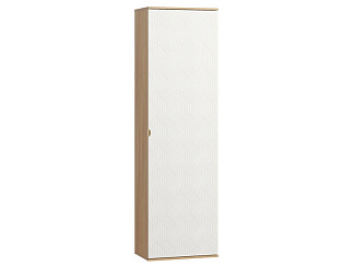Распашной шкаф Монблан 1.2-63x214 Косы Белый