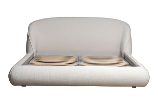 Кровать Palazzo 160 без мех.рогожка св.бежевая Norton SVBEG 198*240*90см