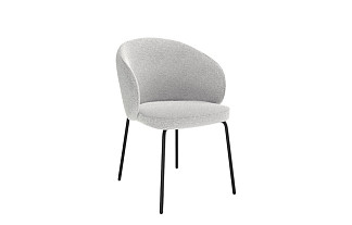 Стул Дега серебристый / опор черные