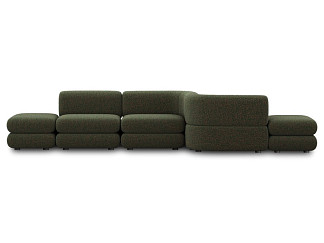 Диван модульный Брера 1 Букле Зеленый