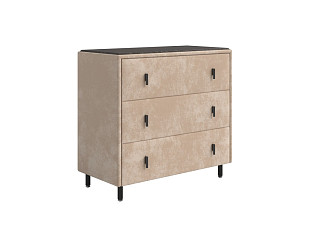 Комод Орматек Sofix (Велюр/ЛДСП Лофти Бежевый/Дуб Кантербери) 92x46