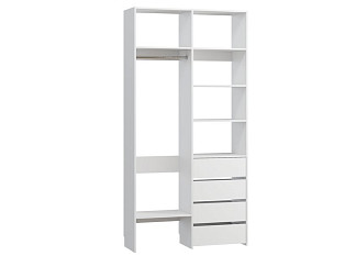 Модуль для гардероба Хелен-2.6-120-240 White