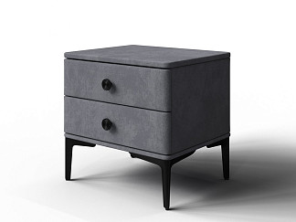 Тумба Verda Minimalism (Ткань: Микровелюр Laska 06 Серый мох (Verda)) 45x38