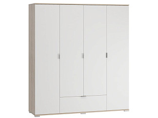 Распашной шкаф Стелла-4.1-180-200 Дуб Сонома