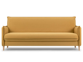 Диван прямой Дара Velvet Yellow