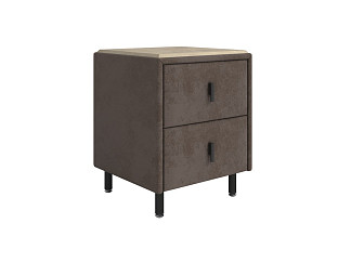 Тумба Орматек Sofix (Велюр/ЛДСП Casa Кофейный/Бунратти) 45x45