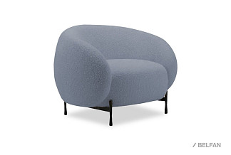 "Ливерпуль" кресло; нераскл.; 12; металл черный; Paddington 21 (гр. 2/МТХ)