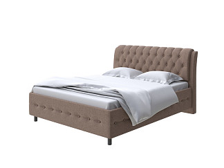 Кровать Como (Veda) 4 с ПМ + Матрас Orto Comfort Middle (Ткань: Шенилл Piano 6 Шоколадный мусс) 200x200