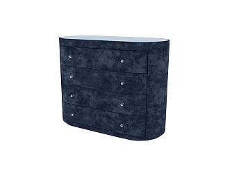 Комод Verda Classic (Ткань: Микрошенилл Rialto Сапфир) 53x106