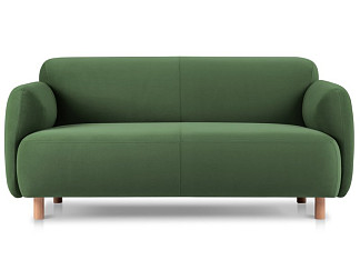 Диван прямой Пайпел Велюр Оливковый