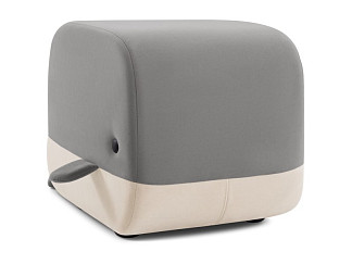 Пуф Мелми Кит Велюр Светло-серый