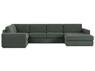 Диван угловой Вальтер-2 Soft Olive