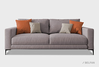 "Мэттью-2" диван 3-х местный; раскл.; 3М; "Тик-так" (1960x1570); марципан; Perla12+Perla11+Perla4 (гр. 6/ТД)