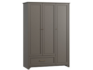 Распашной шкаф Монтео 3-137x200 Темно-серый