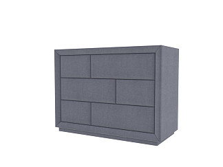 Комод Verda Modern (Ткань: Микровелюр Marino 30 Графит) 48x106
