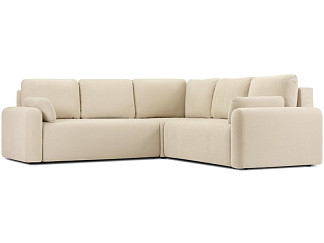 Диван угловой Кирмас-5 Шенилл Светло-бежевый