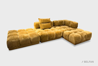 "Киото" диван с оттоманкой; нераскл.; 18+10+90+16; Ideal Hardal (гр.2/Турция)