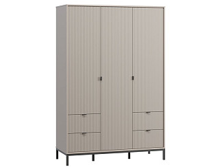 Распашной шкаф Трейвис 3-137x205 Латте