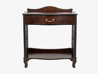 Консоль Джульетта 2 с выдвижным ящиком (орех)