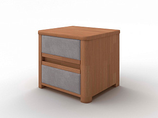 Тумба Орматек Wood Soft (Антик (сосна) с брашированием/Laska 04 Утренняя роса) 45x40