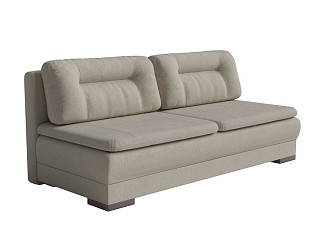 Орматек Диван-кровать Easy Home Base Middle (Ткань: Велюр Soft 22 Серый) 150x200