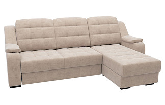 Диван Базель с правой оттоманкой / бежевый