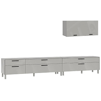 Комплект для гостиной Челси серая №27-01 Челси серая