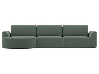Диван модульный Спейс-М 2 Velvet Olive