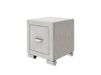 Тумба Орматек узкая OrmaSoft-2 (Ткань: Рогожка Levis 12 Лён) 35x40
