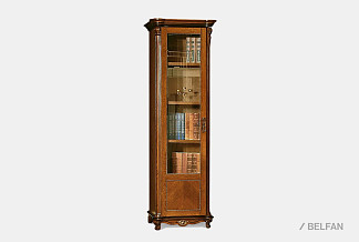 Шкаф для книг "Алези 8/1" (левый); античная бронза