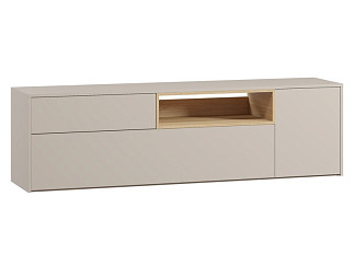 ТВ-тумба Теджонс 4-185x224 Лист ​Графитовый/Дуб Ирландский