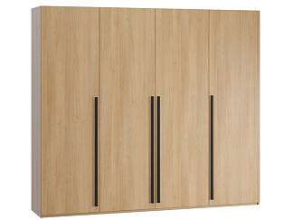 Распашной шкаф Кимбол 4-240x210 Дуб Барбера