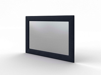 Зеркало Орматек настенное OrmaSoft 2 (Ткань: Микровелюр Laska 32 Синий кит) 92x3