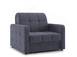 Орматек Диван-кровать Berlin Hard (Ткань: Велюр Formula 998 Графит) 80x200