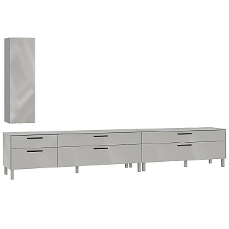 Комплект для гостиной Челси серая №27 Челси серая