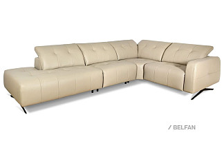 "Кенни" диван индивидуальной модификации; 4L+90+150+15ER; кожа 3080