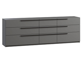 Комод Кимбол 210x70 Графитовый